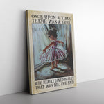 Once Upon A Time There Was A Girl Frame Canvas All Size