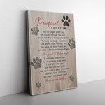 Pawprints Left By You Frame Canvas All Size