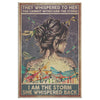 Peace Girl Butterfly Frame Canvas All Size