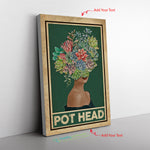 Pot Head Color Frame Canvas All Size