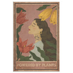 Powered By Plants Frame Canvas All Size
