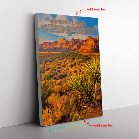 Red Rock Canyon Frame Canvas All Size