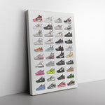 Shoes Poter Canvas Wall All Size