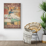 Some Girl Are Jusst Born With Sewing In Their Souls Frame Canvas All Size