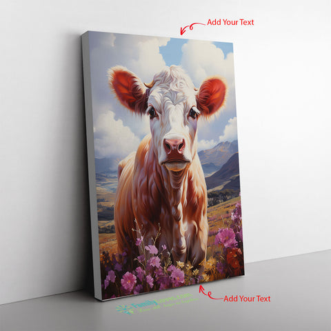 Spotted Cow Beer Featuring A Dairy Cow Ine Style Canvas Full Size