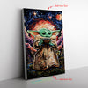 Star Wars Baby Yoda Frame Canvas All Size