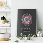 Star Map Frame Canvas All Size