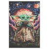 Star Wars Baby Yoda Frame Canvas All Size