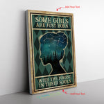 Starry Night Some Girls Are Just Born With The Forest In Their Souls Frame Canvas All Size