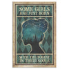 Starry Night Some Girls Are Just Born With The Forest In Their Souls Frame Canvas All Size