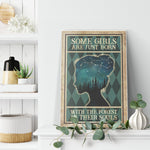 Starry Night Some Girls Are Just Born With The Forest In Their Souls Frame Canvas All Size