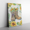 Sunflower Combat Boots Veteran Frame Canvas All Size