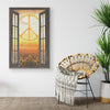 Sunflowers Windown Frame Canvas All Size