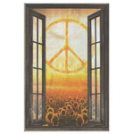 Sunflowers Windown Frame Canvas All Size
