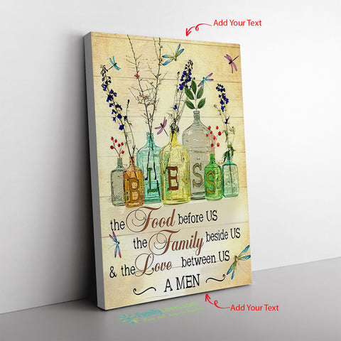 The Food Before Us The Family Frame Canvas All Size