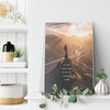 The Best View Comes After The Hardest Climb Motivational Matte Frame Canvas All Size