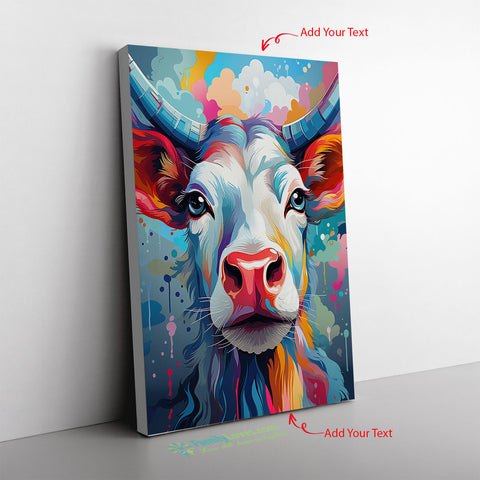 Tippy Cow Artistica Dairy Cow Insp Canvas Full Size
