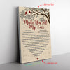 To Make You Feel My Love Frame Canvas All Size