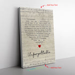 Unforgettoble Frame Canvas All Size