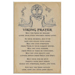 Viking Prayer Frame Canvas All Size