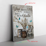 When Someone We Love Is In Heaven Canvas Poster Frame Canvas All Size