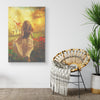 White Girl And Jesus Frame Canvas All Size