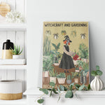 Witchcraft And Gardening Because Murder Is Wrong Halloween Frame Canvas All Size