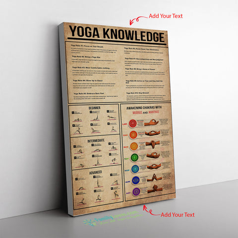 Yoga - Yoga Canvas Knowledge Canvas Wall All Size