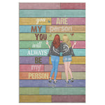 You Are Peerson You Will Always Be My Person Frame Canvas All Size