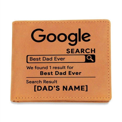 Google Search Best Dad Ever Gifts For Father's Day Personalized Name Graphic Leather Wallet