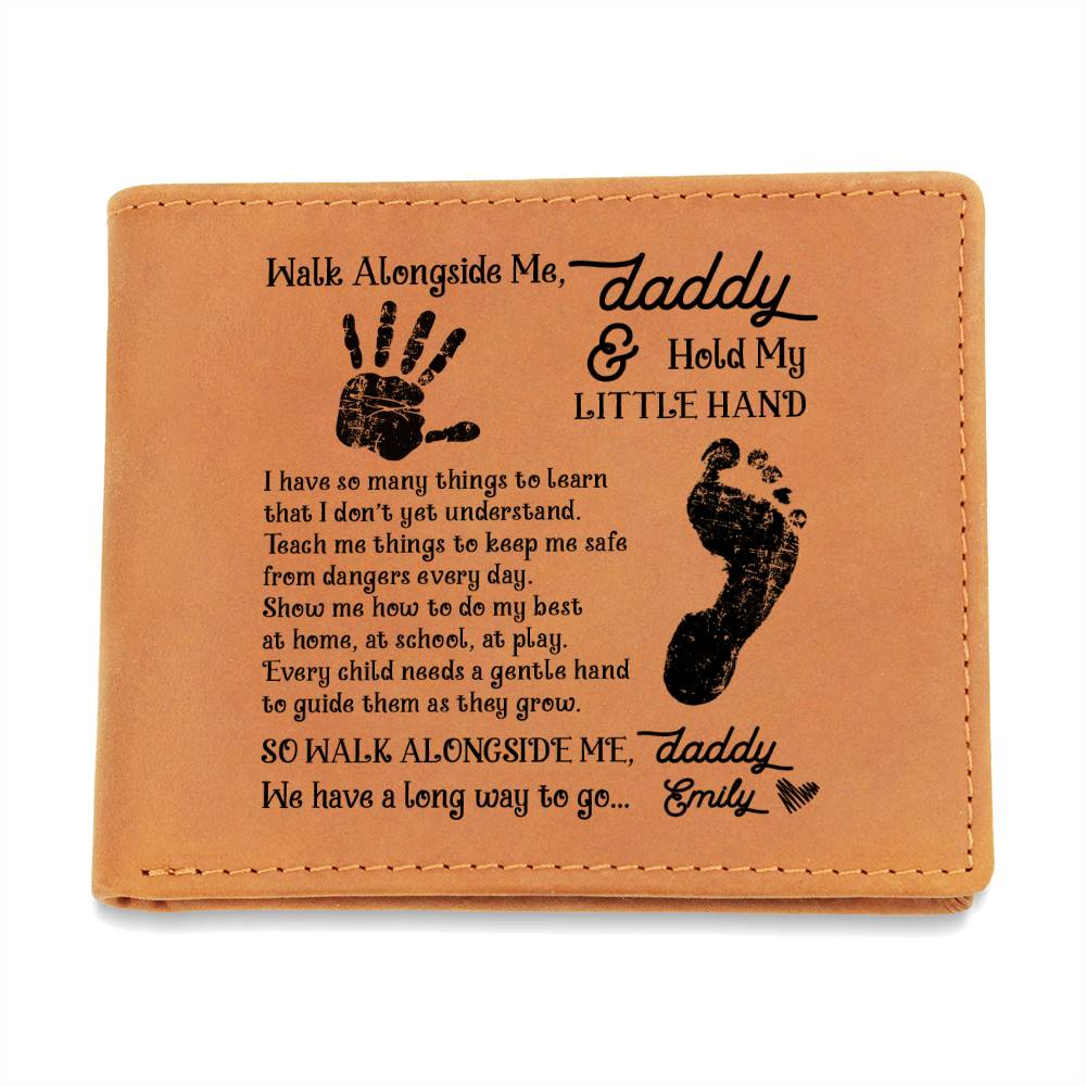 I Have So Many Things To Learn Gifts For Father's Day Personalized Name Graphic Leather Wallet