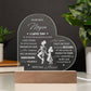 That We Have SHARED THE TEARS And LAUGHTER Gifts For Mother's Day Personalized Name Engraved Acrylic Heart Plaque