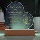 To My Future Mother-In-Law Gifts For Mother's Day Personalized Name Engraved Acrylic Heart Plaque