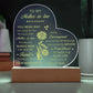 YOU MEAN WAY Too Much For Me Gifts For Mother's Day Personalized Name Engraved Acrylic Heart Plaque