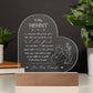 I've Only Been With You For Just Gifts For Mother's Day Personalized Name Engraved Acrylic Heart Plaque