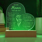 You Are Such An Important Person Gifts For Mother's Day Personalized Name Engraved Acrylic Heart Plaque