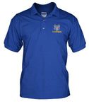 Never underestimate an old man who has a dd 214 u.s veterans men's polo shirt