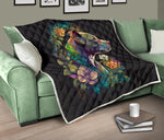 Pitbull Flower Quilt Twin Queen King Size 118