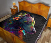 Pitbull Colorful Quilt Twin Queen King Size 117