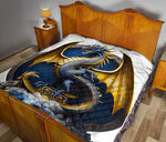 Dragon On Anchor Quilt Twin Queen King Size 52