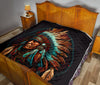 Native American Chef Warrior Quilt Twin Queen King Size 87