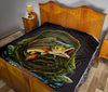 Large Mouth Bass Fishing Quilt Twin Queen King Size 80