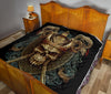 Skull Viking Quilt Twin Queen King Size 135