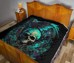 Skull 3D Quilt Twin Queen King Size 128