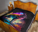 Wolf Quilt Twin Queen King Size 147