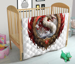 Dragon 3D Quilt Twin Queen King Size 44