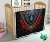 Angry Wolf Quilt Twin Queen King Size 9