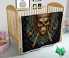 Skull Viking Quilt Twin Queen King Size 135