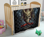 Skull Viking Quilt Twin Queen King Size 133