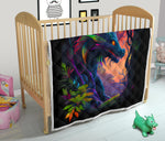 Dragon Colorful Quilt Twin Queen King Size 48